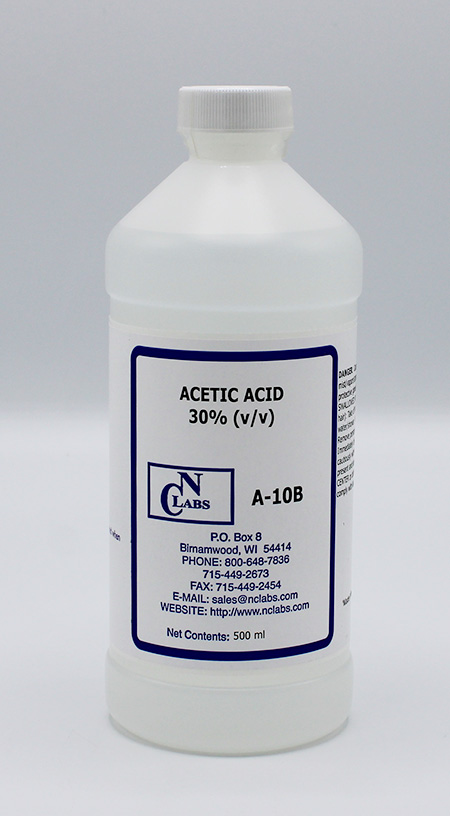 Acetic Acid, 30% (v/v) - 500 ml - A-10B (A10B)