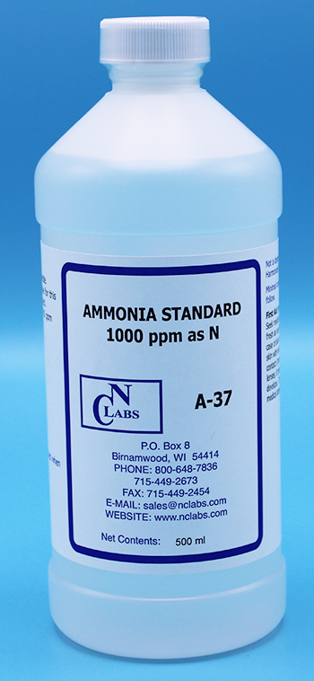 Ammonia Standard, 1000 ppm as N - A-37 (A37)