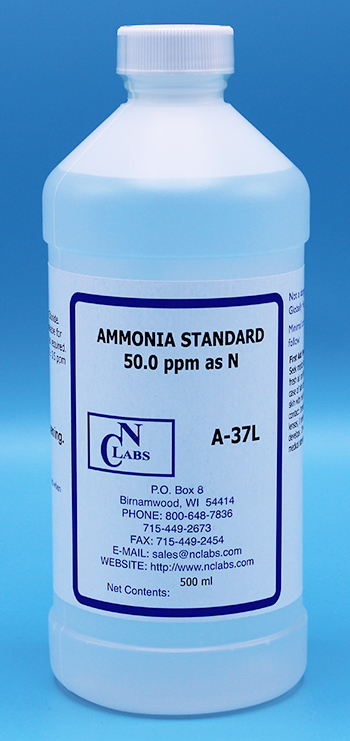 Ammonia Standard, 50 ppm as N - A-37L (A37L)