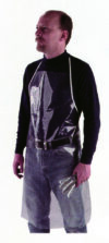 PK(48/pk) - AD-42 - Clear Vinyl Disposable Aprons, 36" x 27" x 4 mil (AD42)