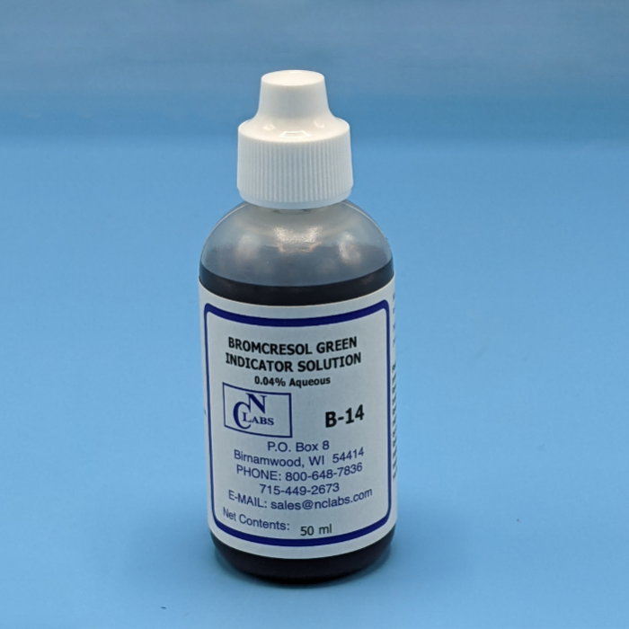 Bromcresol Green Indicator Solution, 0.04% Aqueous - B-14 (B14) - Image 2