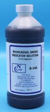 Bromcresol Green Indicator Solution, 0.1% Aqueous, 500 ml - B-14A (B14A)