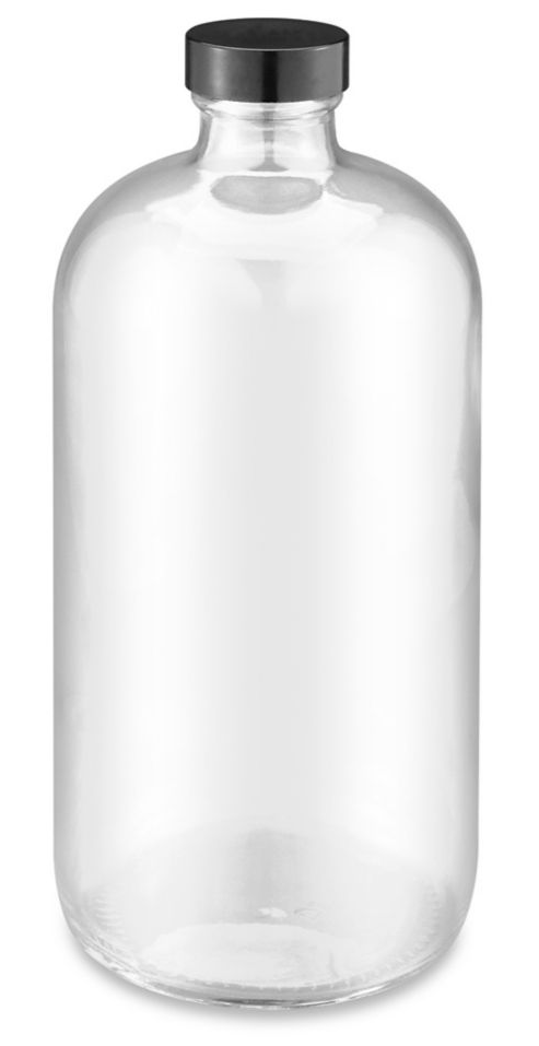 32oz Glass Bottle With Lid