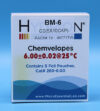PK(5/pk) - BM-6 - Chemvelopes, pH 6, for 500 ml (BM6)