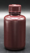BN-430 - 125 ml Amber Narrow-Mouth Round HDPE Bottle (BN430)