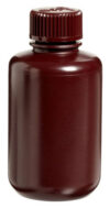 BN-431 - 250 ml Amber Narrow-Mouth Round HDPE Bottle (BN431)
