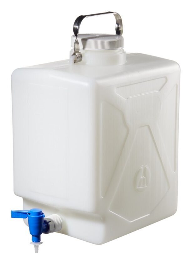 BN-873 - 5 Gallon Rectangular HDPE Carboy w/ Spigot (BN873)