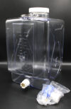 CN-2350 - 20 Liter Clear Rectangular Carboy w/ Spigot (CN2350)
