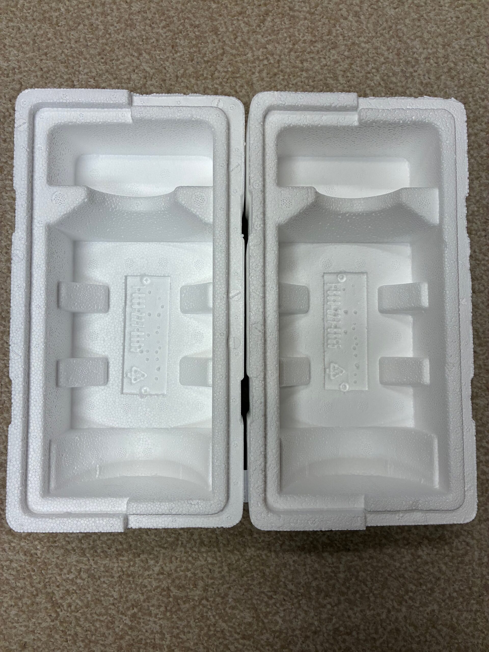 CP-393 - Styrofoam Shipper for Quart Round Bottle (CP393) - Image 2