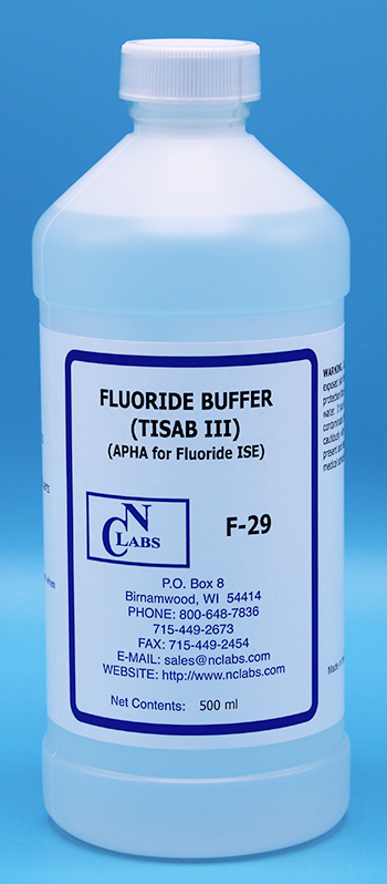 TISAB III Buffer for Use w/ Fluoride ISE, APHA for Fluoride - F-29