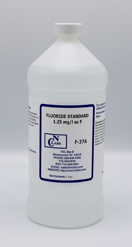 Fluoride Standard, 1.25 mg/l – F-37A – NC Labs Products