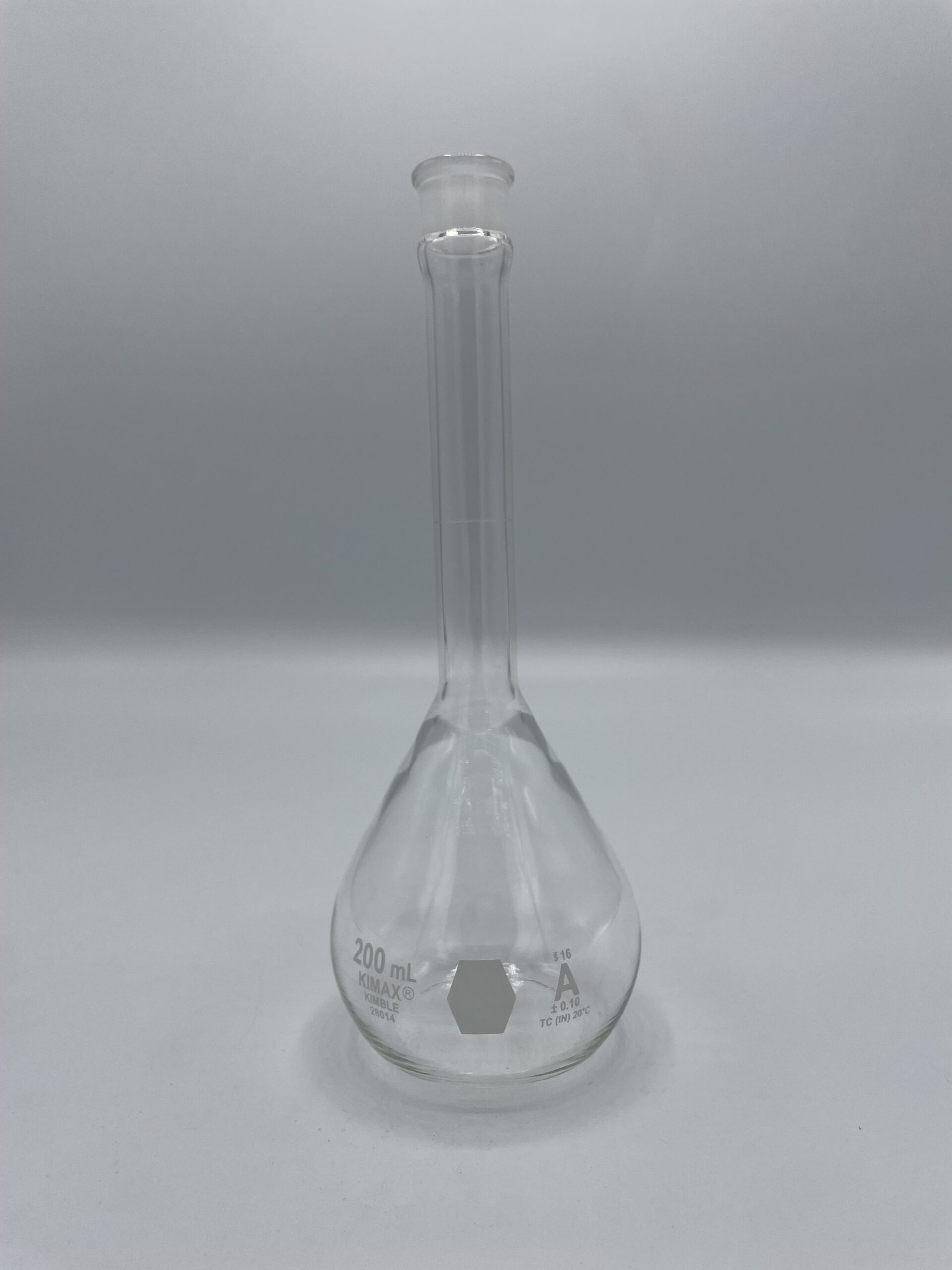 FK-882 – 250 ml Volumetric Flask w/ Ground-Glass Stopper, Kimax (FK882 ...