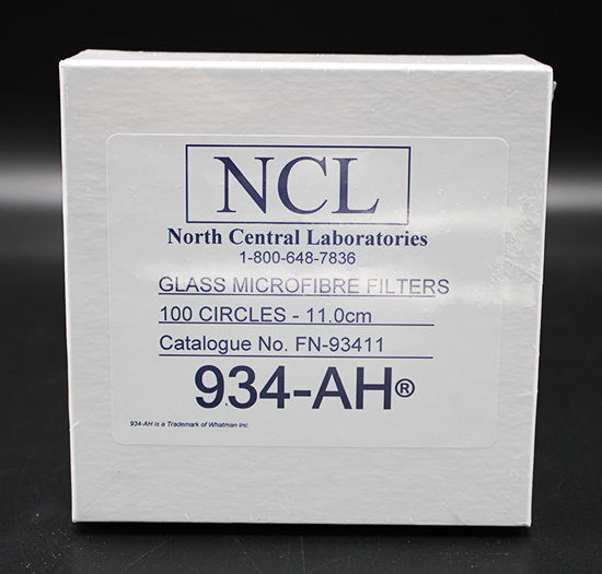 PK(100/pk) - FN-93411 - 11.0 cm NCL Grade 934-AH® Glass Fiber Filters (FN93411)