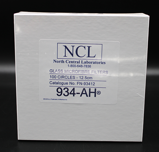 PK(100/pk) - FN-93412 - 12.5 cm NCL Grade 934-AH® Glass Fiber Filters (FN93412)