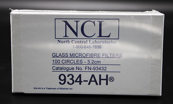 PK(100/pk) - FN-93432 - 3.2 cm NCL Grade 934-AH® Glass Fiber Filters (FN93432)