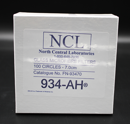 FN-93470 - 7.0 cm NCL Grade 934-AH® Glass Fiber Filters, pk/100 (FN93470)