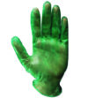 PK(400/pk) - GD-5300-XL - Green Lightly-Powdered Disposable Vinyl Gloves, Size XL (GD5300XL)