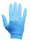 GD-7005-L - Blue Powdered Disposable Nitrile Gloves, Size L, PK(100/pk) (GD7005L)