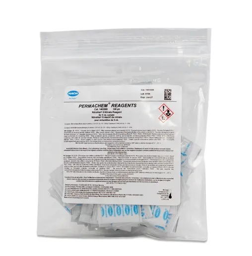 H-14035-99, Nitrate Reagent, NitraVer® 5, PP for 5 ml Sample - PK(100/pk)