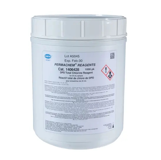 H-14064-28, DPD, Chlorine, Total, PP for 25 ml Sample - CS(1000/cs)