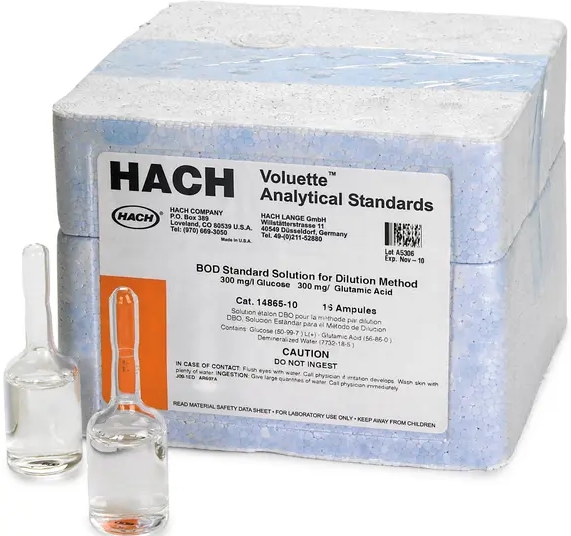 H-14865-10, BOD Standard in 300 mg/l Vials - PK(16/pk)