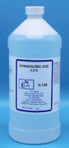 H-15A - Hydrochloric Acid, 2.5 N, NIST, Liter (H15A)