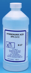 H-17 - Hydrochloric Acid, 20% (v/v) (H17)