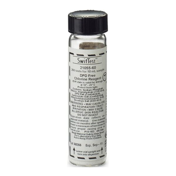 H-21055-60, DPD, Chlorine, Free, Swiftest Refill Vial (H2105560)