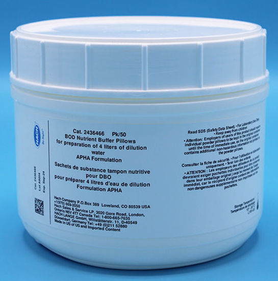 BOD Nutrient Buffer PP for 4 Liters, pk/50 - H-24364-66