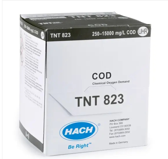 H-TNT823 - COD TNTplus Vial Test, UHR, 250-15000 mg/l, PK(25/pk) (HTNT823)
