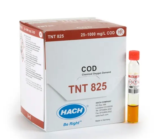 H-TNT825 - COD TNTplus Vial Test, Mercury-Free, TNTplus Vial Test, HR, 25-1000 mg/l, PK(25/pk)  (HTNT825)