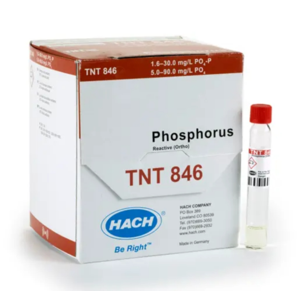H-TNT846 - Phosphorus, Reactive (Ortho), TNTplus Vial Test, UHR, 1.6-30 mg/l, PK(25/pk) (HTNT846)