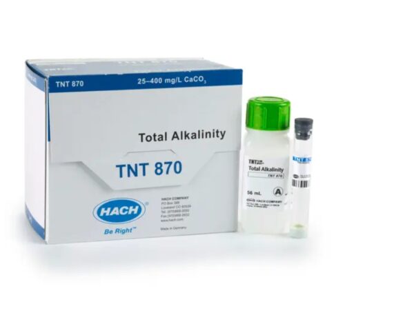 H-TNT870 - Alkalinity, Total, TNTplus Vial Test, 25-400 mg/l CaCO₃, PK(25/pk) (HTNT870)