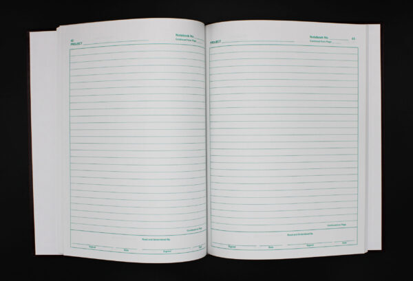 LN-101 - Green-Grid Lab Notebook, 100 Pages (LN101)