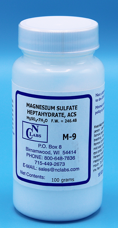M-9 - Magnesium Sulfate Heptahydrate, ACS (M9)