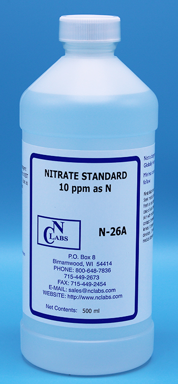 Nitrate Standard, 10.0 ppm as N - N-26A