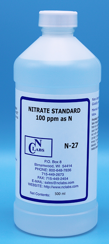 Nitrate Standard, 100 ppm as N - N-27