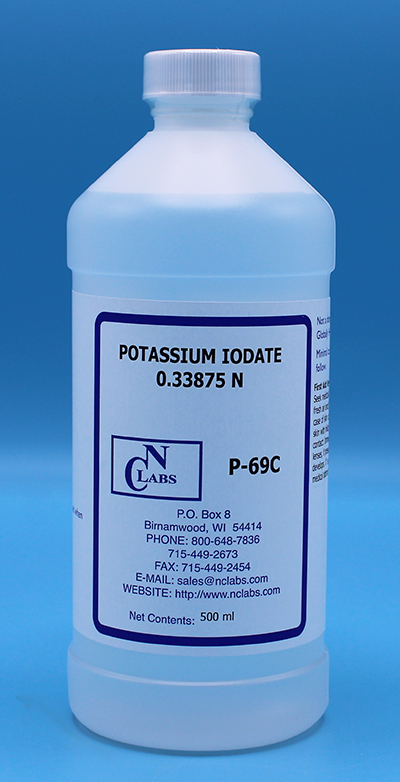 P 69c Potassium Iodate 033875 N 500 Ml P69c Nc Labs Products 5509