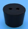 R-6B - Size 6 2-Hole Rubber Stopper (R6B)