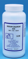 Sodium Chloride, ACS, Crystals - S-35