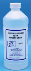Sodium Hydroxide, 10.0 N Reagent Grade, NIST - S-43
