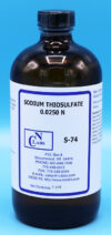 S-74 - Sodium Thiosulfate, 0.0250 N (S74)