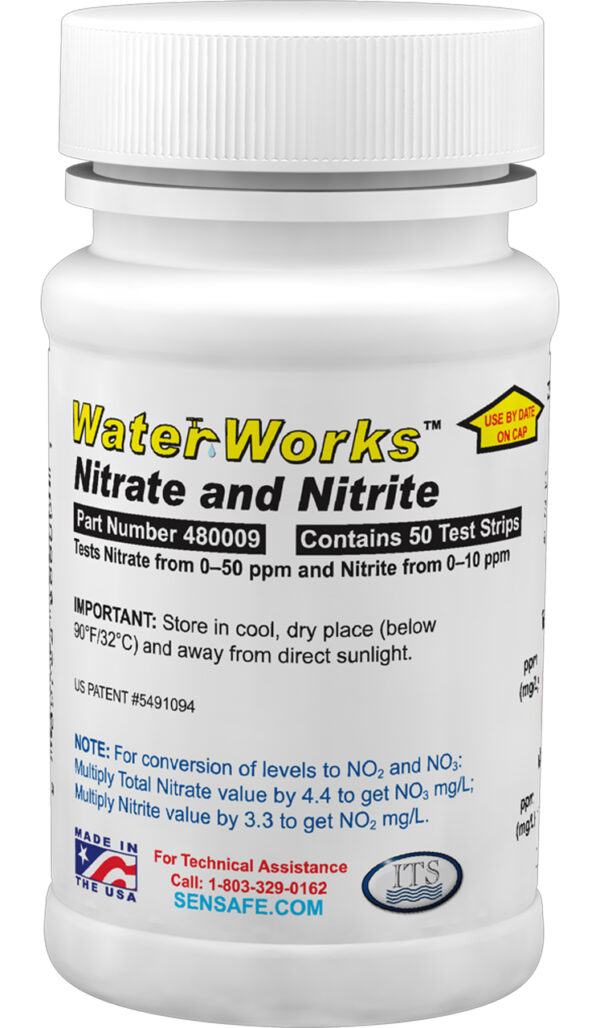 PK(50/pk) - TS-009 - Nitrate/Nitrite Test Strips, 0.5-50/0.15-10 ppm (TS009)