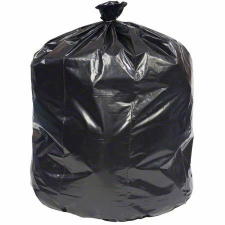 GB-33, Black Garbage Bag/Can Liner, 33 gallon, 0.9 mil, cs/200
