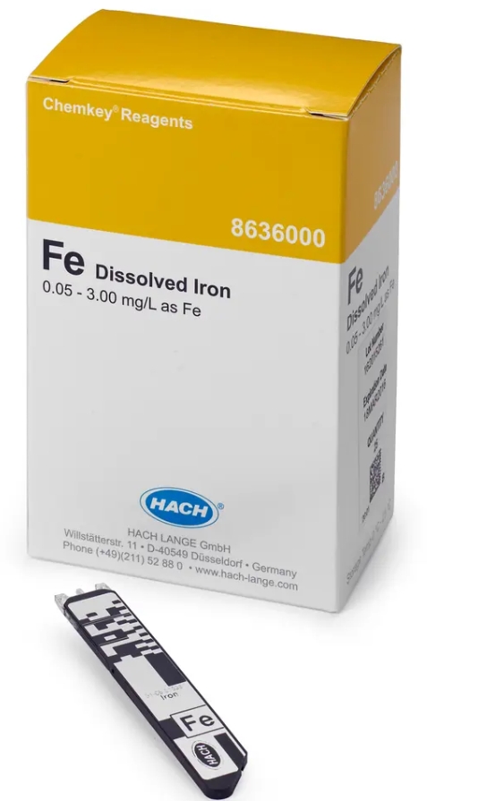 H-8636000, Dissolved Iron Chemkey® Reagents (box of 25)