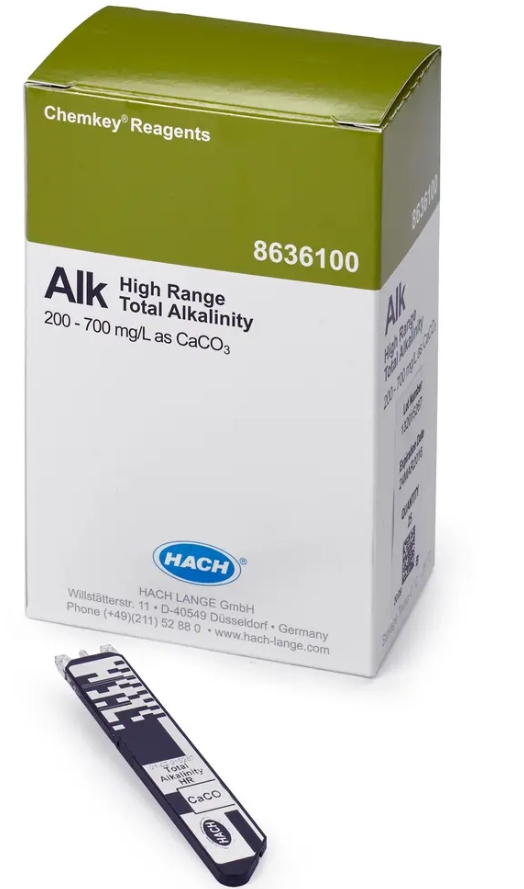 H-8636100, High Range Total Alkalinity Chemkey® Reagents (box of 25)